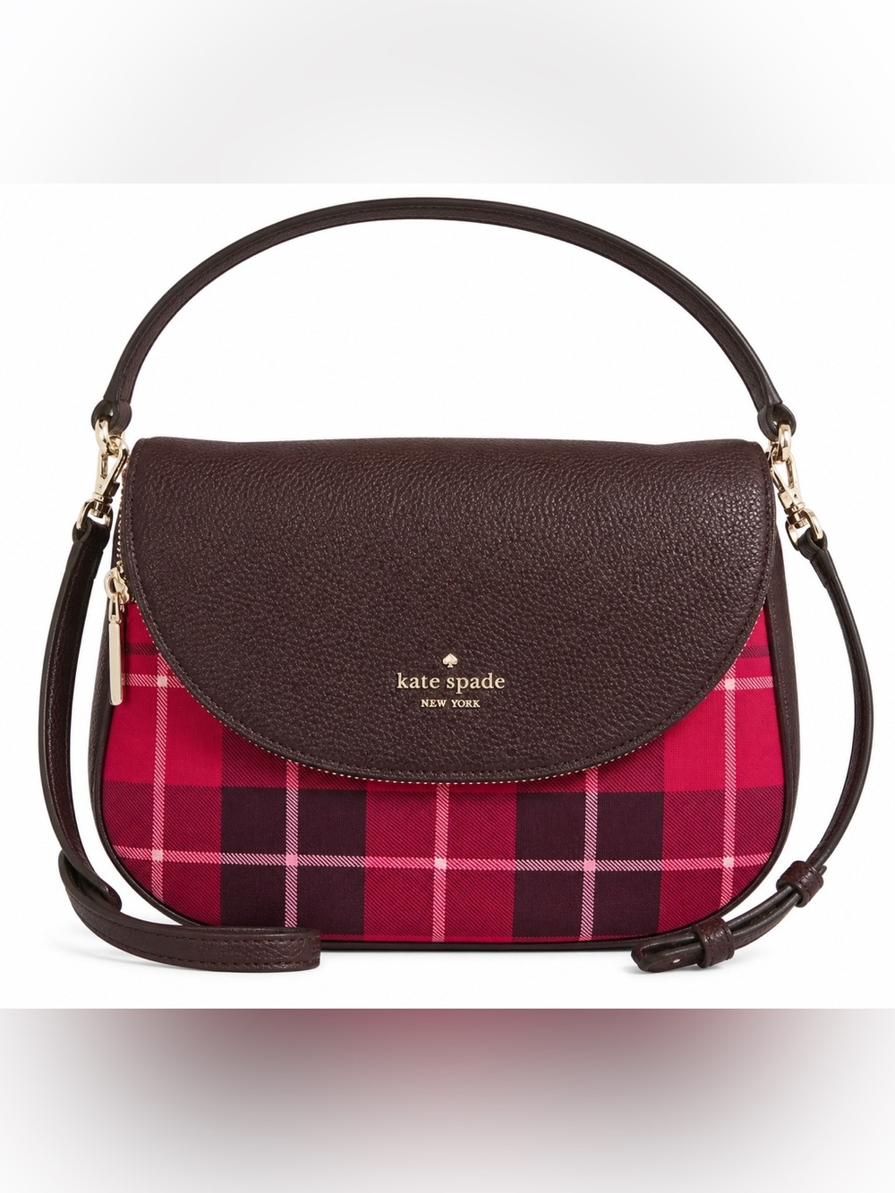 Kate Spade Leila Plaid Crossbody 💋 | She’s Booked & Busy | Discontinued Baddie